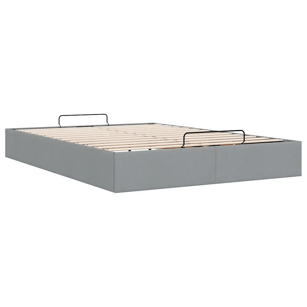 Struttura Letto Pouf senza Materasso 140x190 cm in Tessuto 3310875