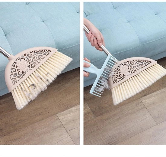 Borsetto per la casa - Risciacquo efficiente - Spazzola per pulizia - Eliminazione di polvere - Utilizzo multifunzionale - Materiale PP duraturo