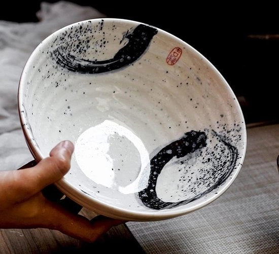 Bowl da Insalata - Porcellana Grande - Bowl da Zuppa - Bowl di Ramen