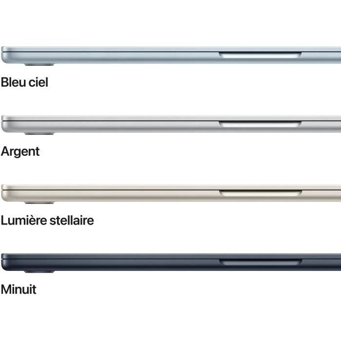 Apple - 15.3 MacBook Air M4 (2025) - 16 GB di RAM - 512 GB di spazio di archiviazione - CPU a 10 core - GPU a 10 core - Argento