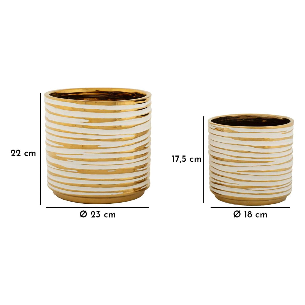 Banivaka, Vaso set 2 Vasi, Bianco