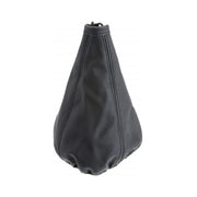 Trade Shop - Cuffia In Pelle Per Cambio Auto Nero Universale Copertura Antipolvere Leva Cambio -