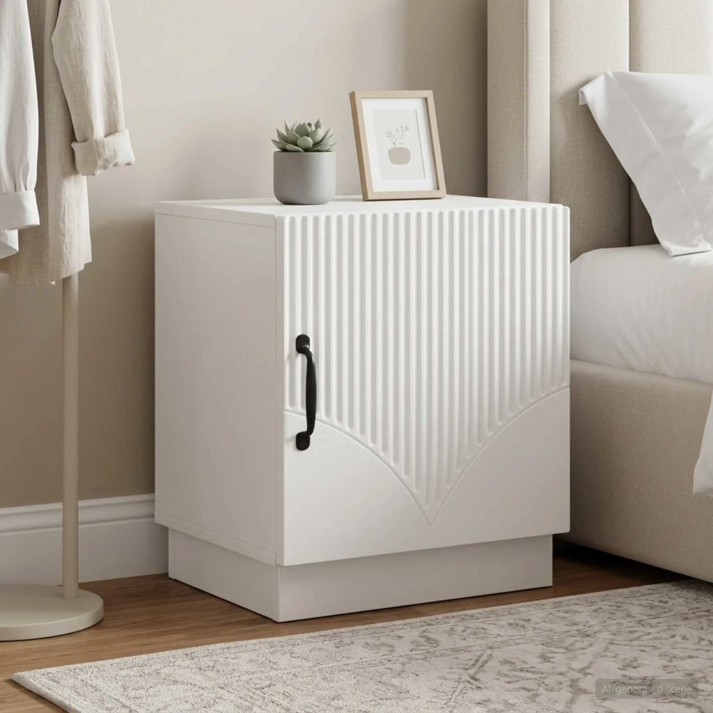 Comodino 2 pcs Bianco 43 x 34,5 x 47 cm Legno ingegnerizzato 895256