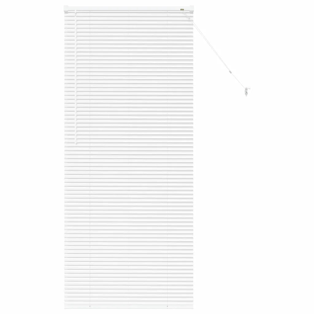 Tendaggi a Veneziana | Tenda a lamelle Bianco 175 x 80 cm Alluminio