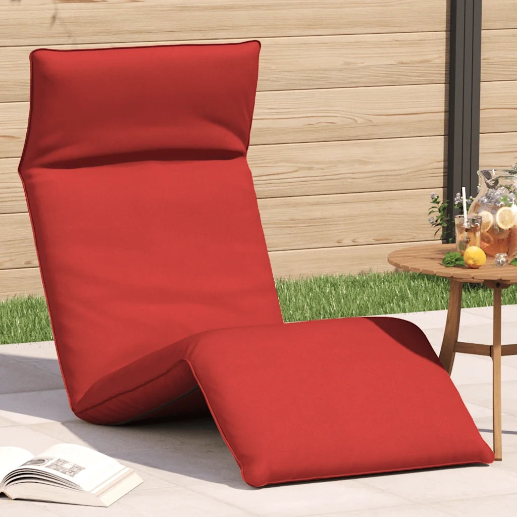 Lettino Pieghevole Rosso 175x54x8,5 cm in Tessuto Oxford 4019752