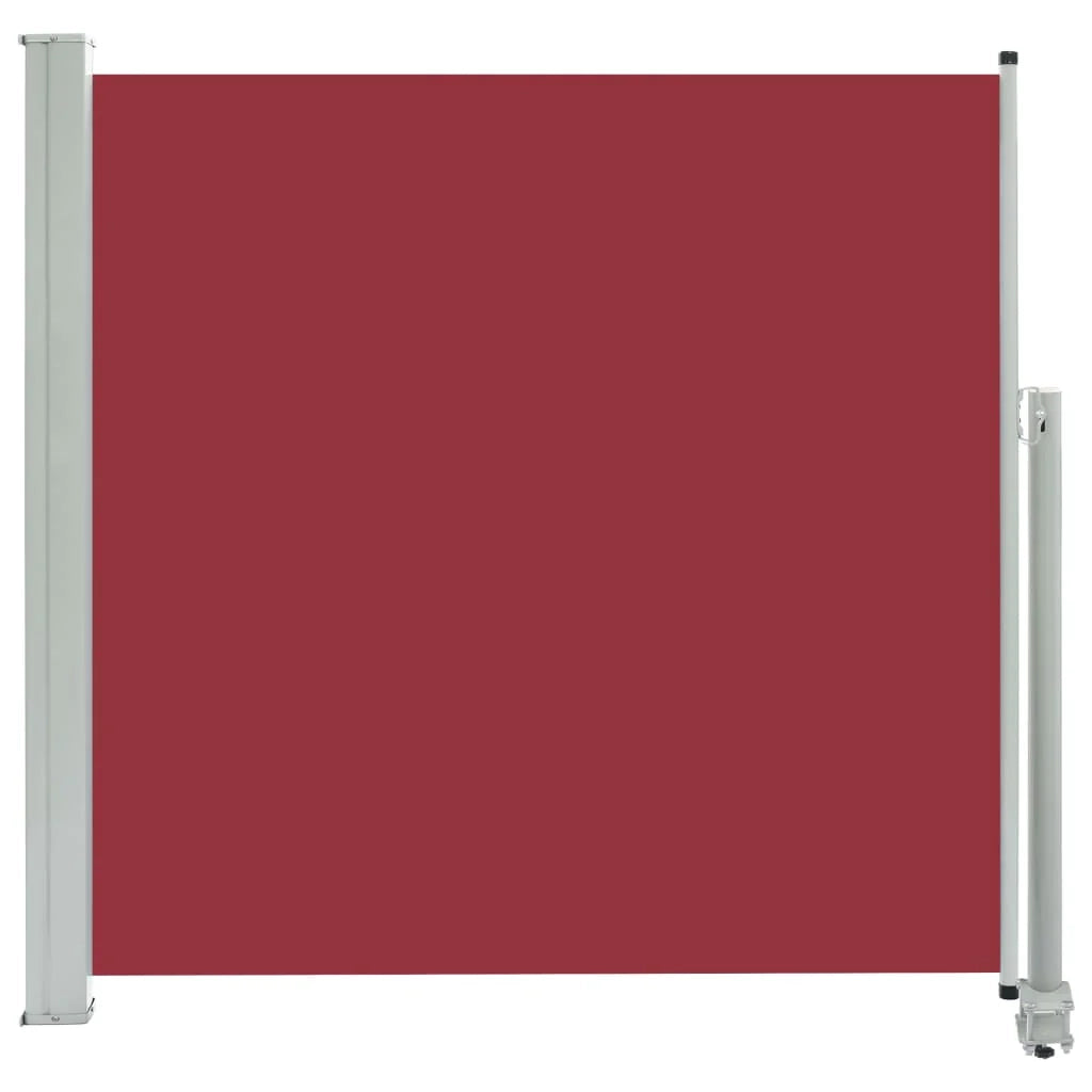 Tenda da sole laterale retrattile/schermo protettivo per patio giardino terrazza balcone 160 x 300 cm rosso 02_0007289