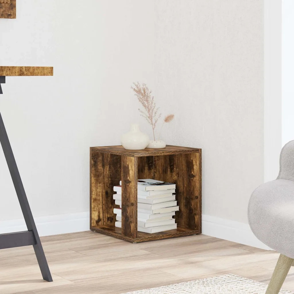 Tavolino da Salotto Rovere Fumo 33x33x34,5 cm Legno Multistrato cod mxl 16353