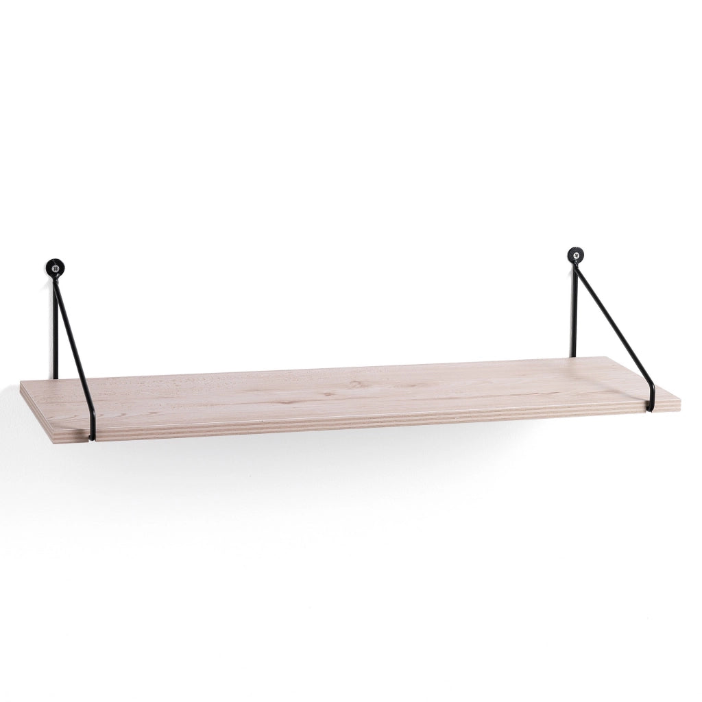 Mensola da parete effetto legno finitura rovere cm. H.11 x L.60 x P.16