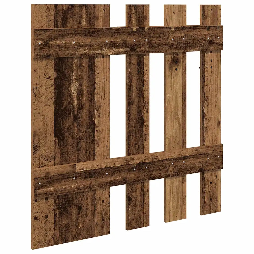 Appendiabiti a muro Legno vecchio 100 x 10 x 100 cm 874513