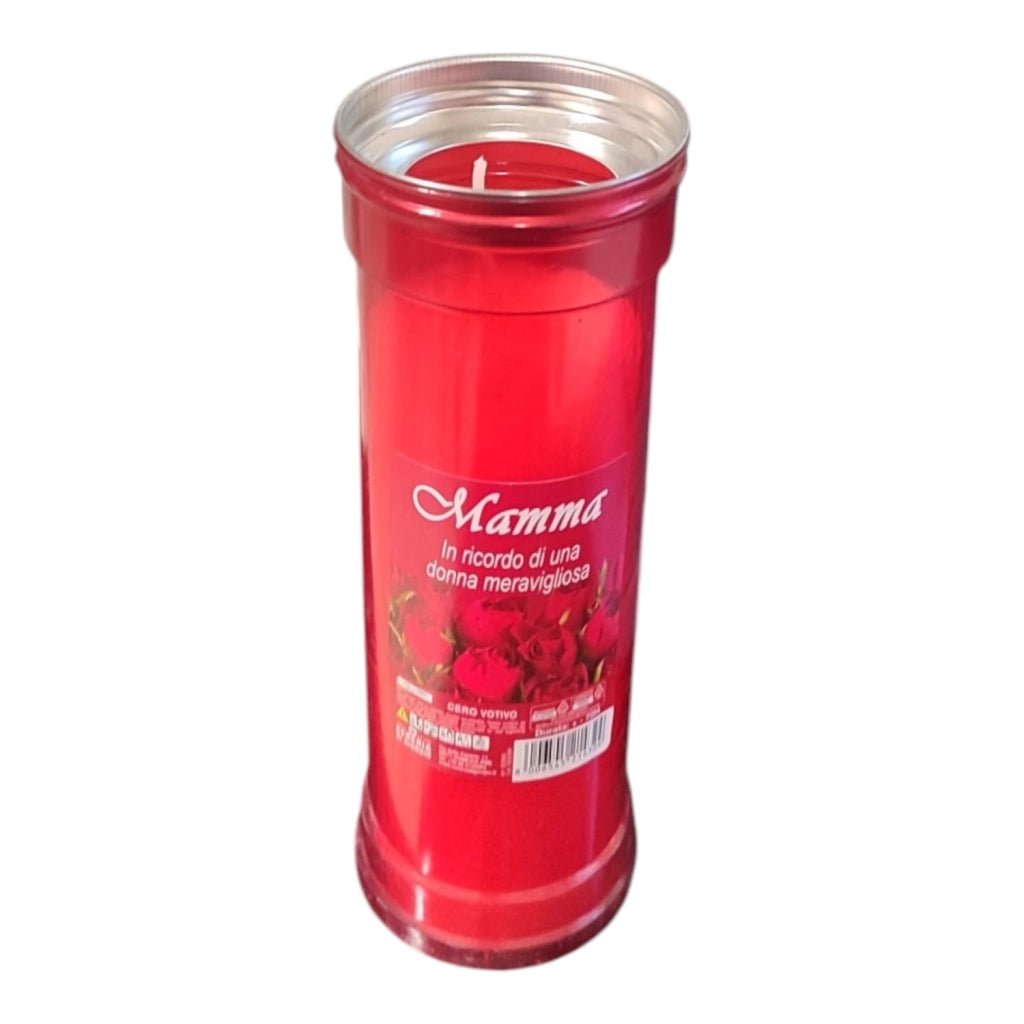CERO LUMINO VOTIVO H18 CM PER MAMMA