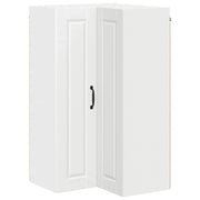 Pensile da cucina | Mobile angolare per parete PORTO Bianco 57 x 57 x 100 cm