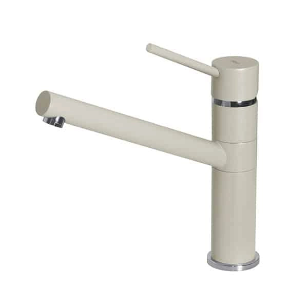 Rubinetto Miscelatore Cucina Elleci Sava Granitek Bianco Antico MGKSAV62