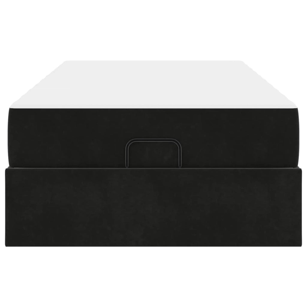 Struttura letto con materasso 2 pcs Nero Velluto 3399524