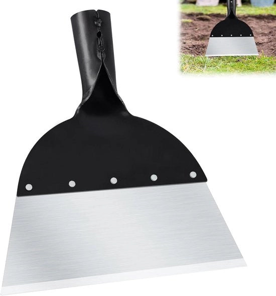 Asse di giardinaggio da esterno 235 cm - Asse multifunzionale per erba - Lame in acciaio - Distributore di erba per aiuto in giardino - Per giardino casa fattoria