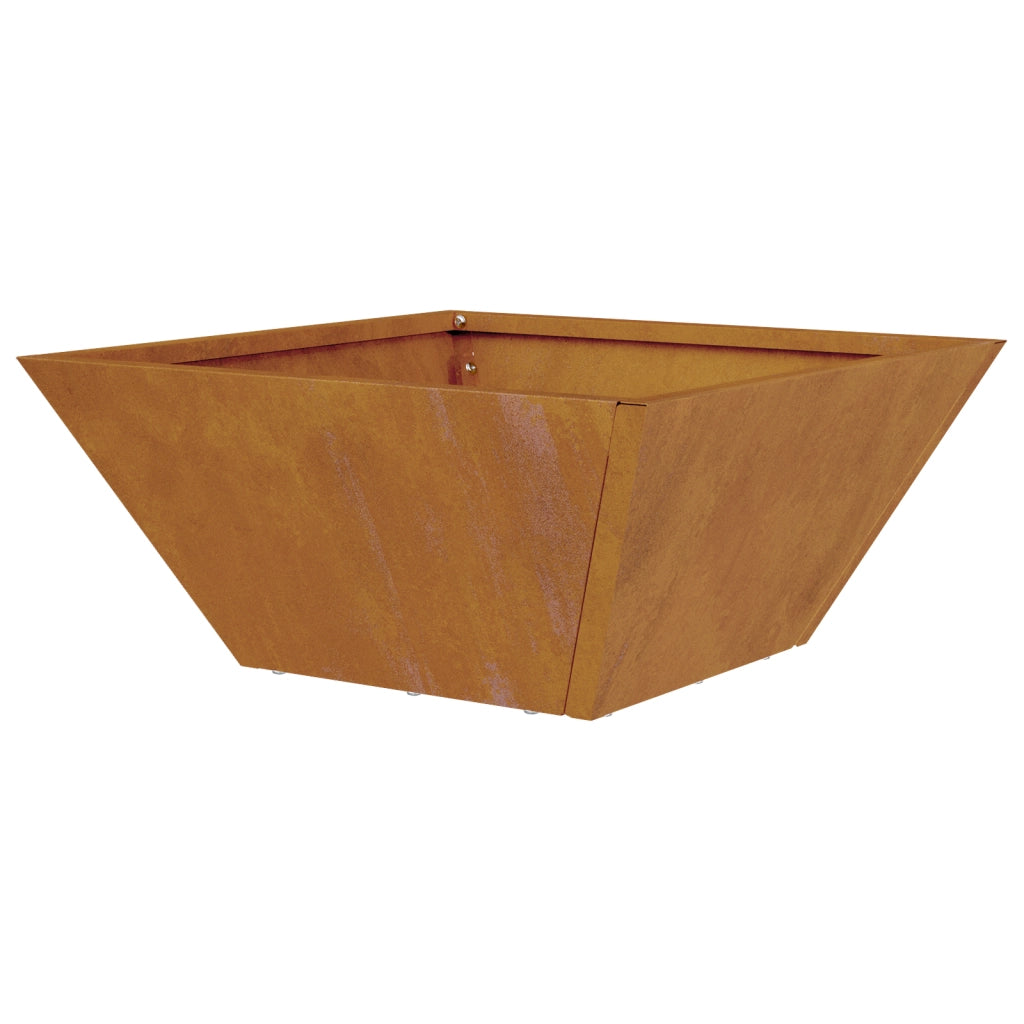Fioriere in Metallo Acciaio Anti-Intemperie 35 x 35 x 15 cm