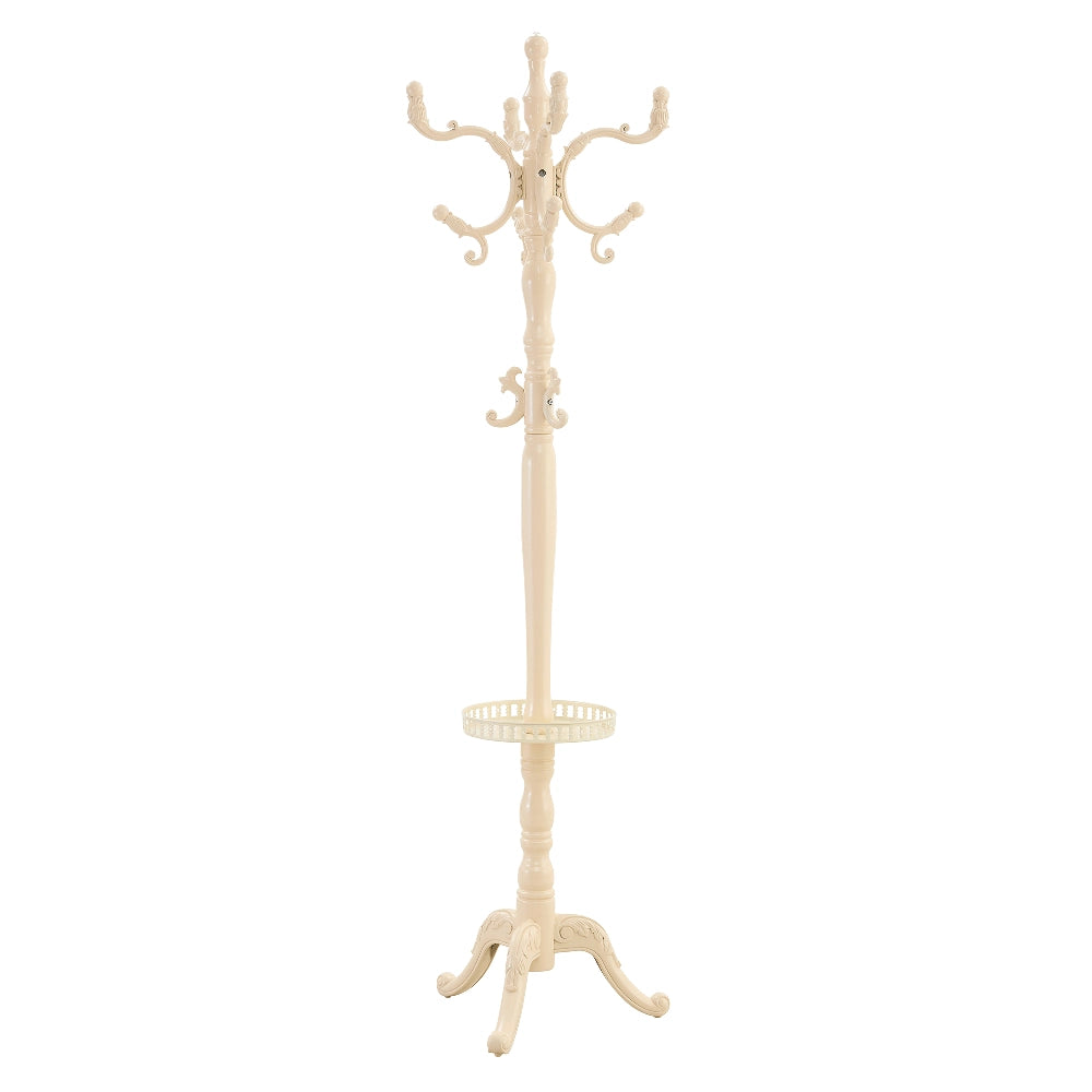 Appendiabiti ¨C Minimal ¨C bianco crema legno massello