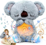 Cuscino animato Koala - movimento respiratorio e luce - aiuto al sonno per bambini - orsacchiotto con animazione e conforto anti ansia