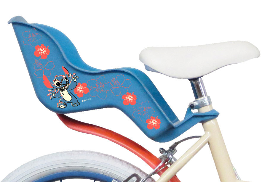 Bicicletta per Bambina 16" 2 Freni con Licenza Disney Stitch Bianca