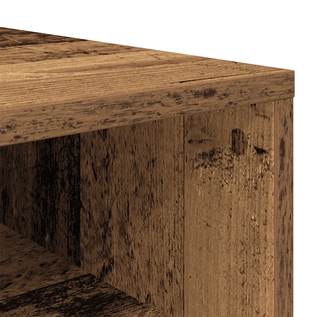 vidaXL Scarpiera Legno Antico 54x34x100,5 cm in Truciolato