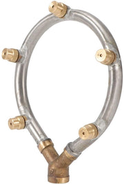 Sproiettore per giardino versatile - 5 bocche - acciaio inossidabile - ideale per irrigazione