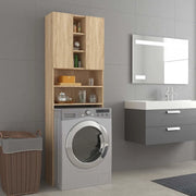 Mobile per Lavatrice Rovere Sonoma 64x25,5x190 cm 808425