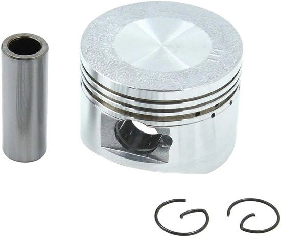 Zuigerset Completo per Motocicletta GY6-125, 52 mm, Formato Standard, Colore Argento