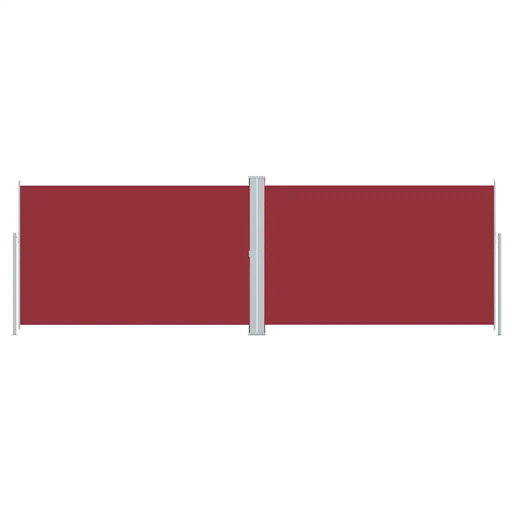 Tenda da Sole Laterale Retrattile-Tenda parasole per giardino Rossa 220x600 cm 877302
