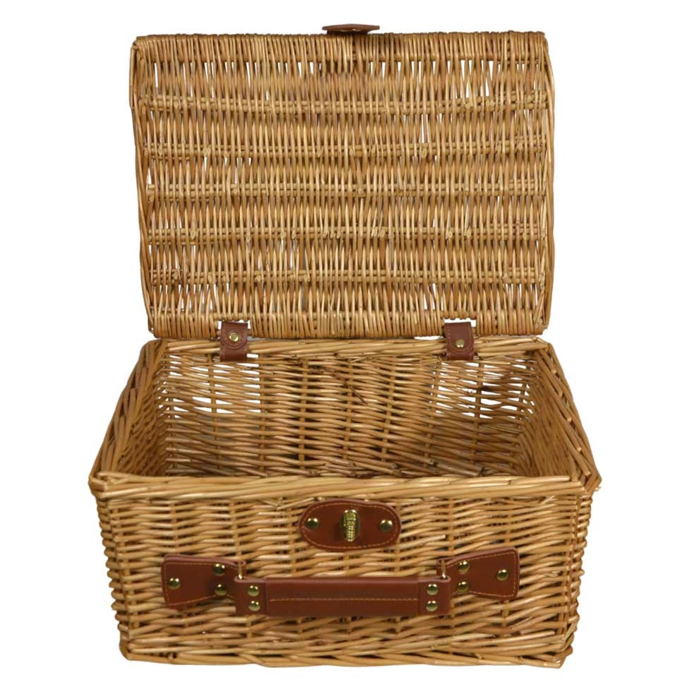 Cesto Bauletto Vimini Naturale con Manico cm 37 x 26 x 18 h