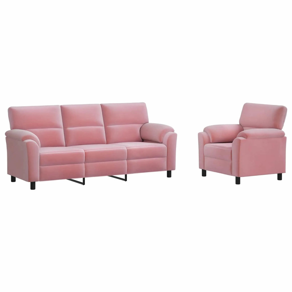 Set di divani 2 pcs Rosa Velluto 3430452
