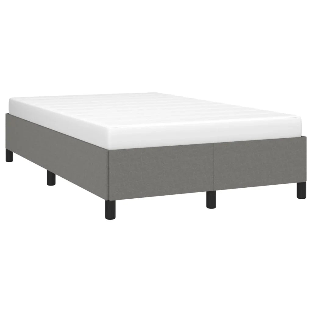 Giroletto senza Materasso Grigio Scuro 120x190 cm in Tessuto
