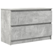 Mobile TV moderno con ampio spazio contenitivo per soggiorno 80 x 35 x 54 cm legno composito grigio cemento 02_0051737