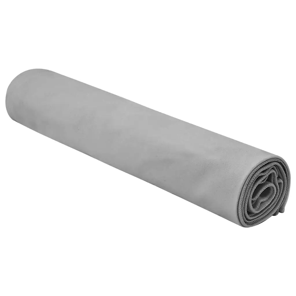Asciugamani Sportivi 2 pz | Teli per bagno Grigio scuro 140 x 70 cm