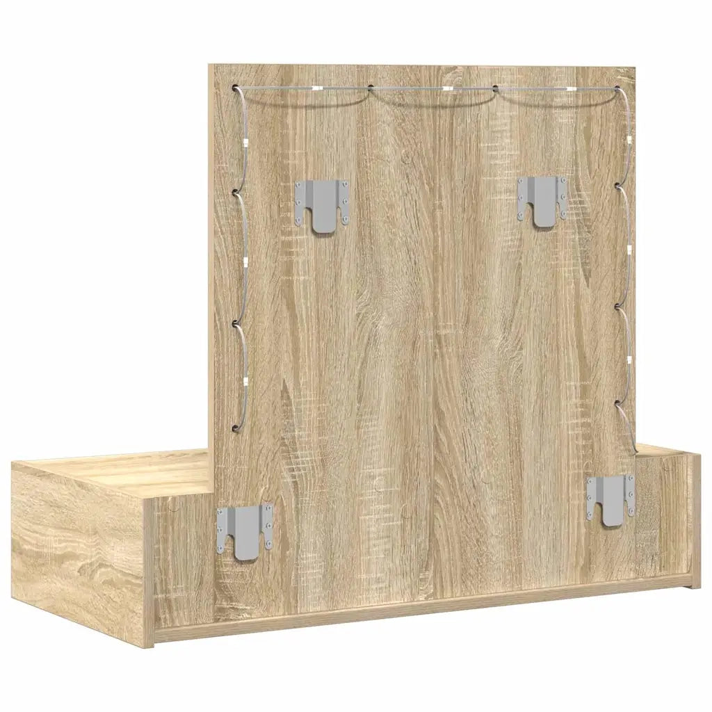 Tavolo da Trucco Marrone 83 x 40 x 70 cm Legno multistrato 865228