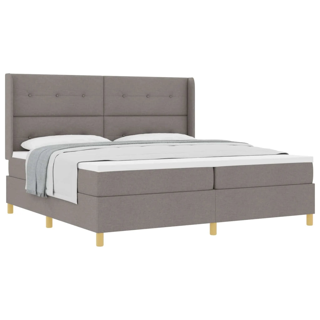 Letto a molle con materasso Talpa 200 x 200 cm Tessuto 3341858