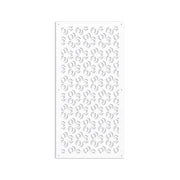 ELLISSE - Pannello in PVC traforato - Parasole Colore: bianco, Misura: 73x148 cm