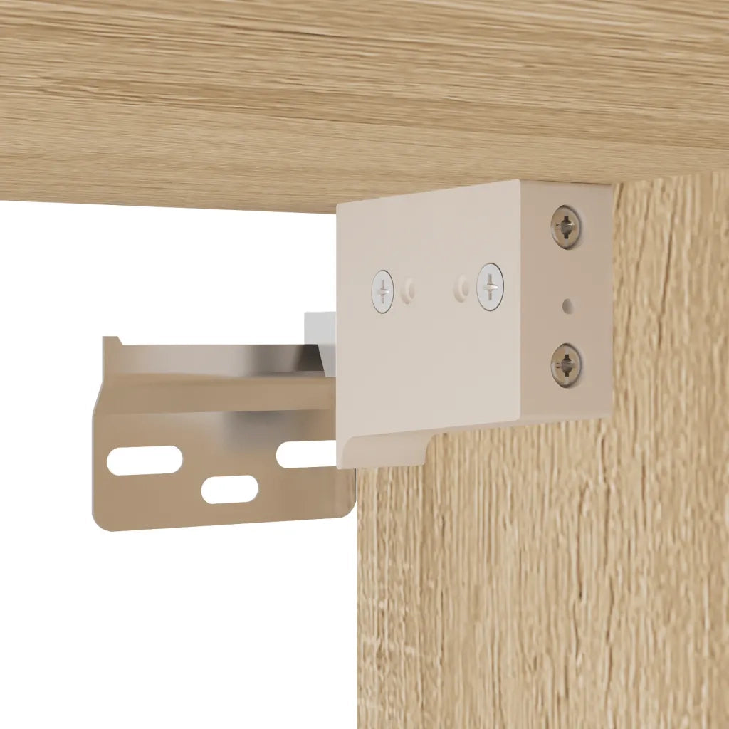 Armadietti a Parete 2 pz Rovere Sonoma in Legno Multistrato CFW2206454