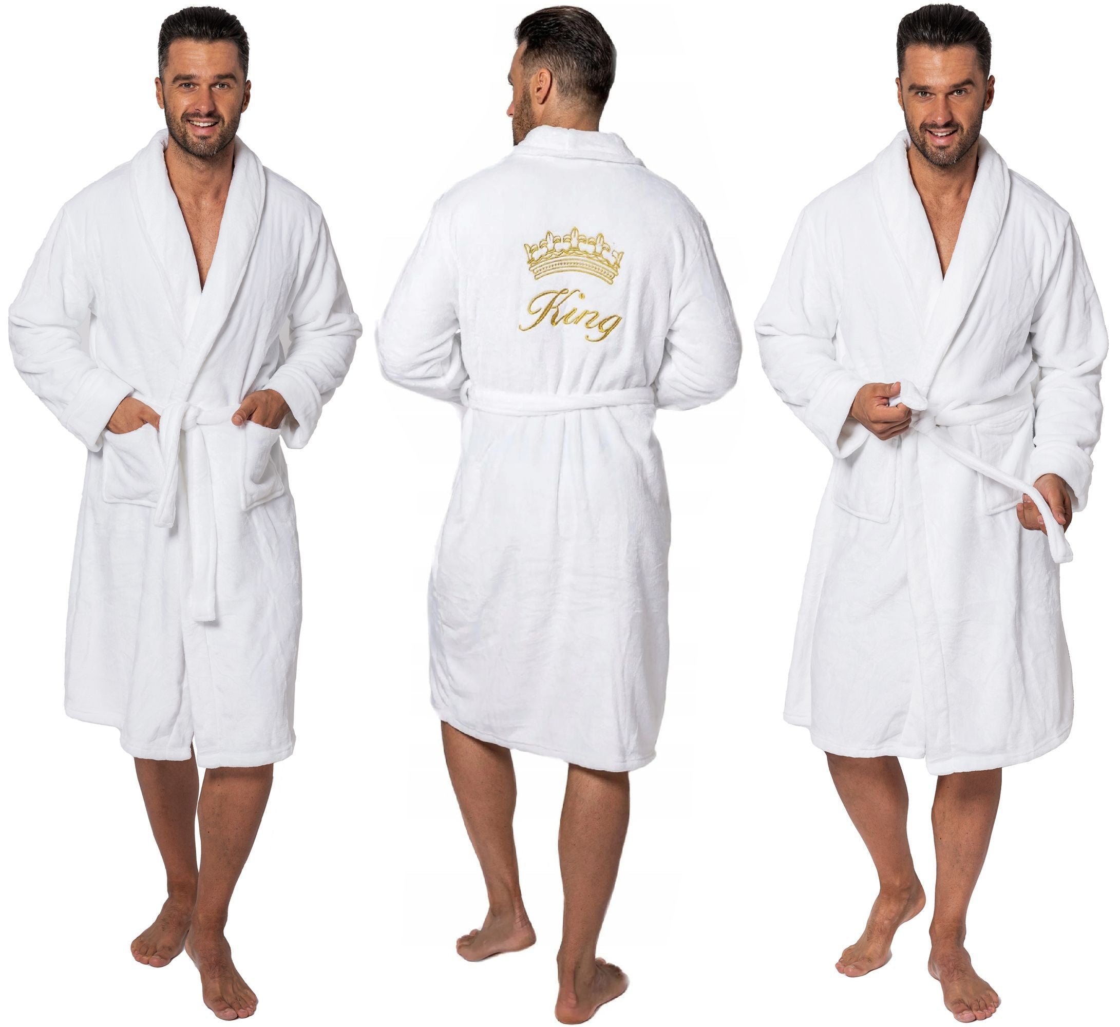 Accappatoio Men King White L/xl