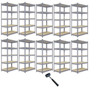 Scaffali da Garage Q-Rax ad Incastro Scaffalature da Officina Magazzino - Grigio