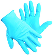 GUANTI MONOUSO IN NITRILE NITROFLEX CF.100 PZ Col. Blu tg. 6,5/7 (S)