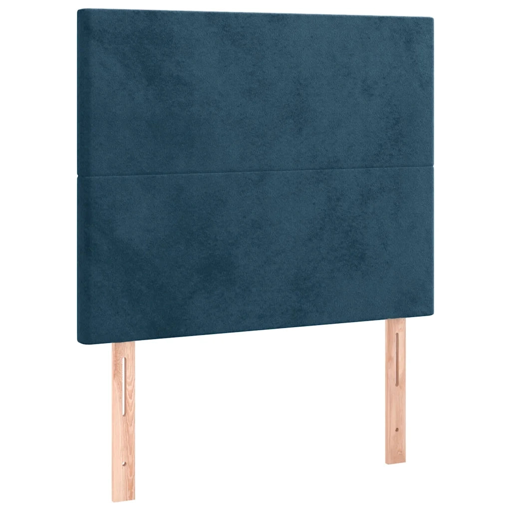 Giroletto senza Materasso Blu Scuro 80x200 cm in Velluto 3125603
