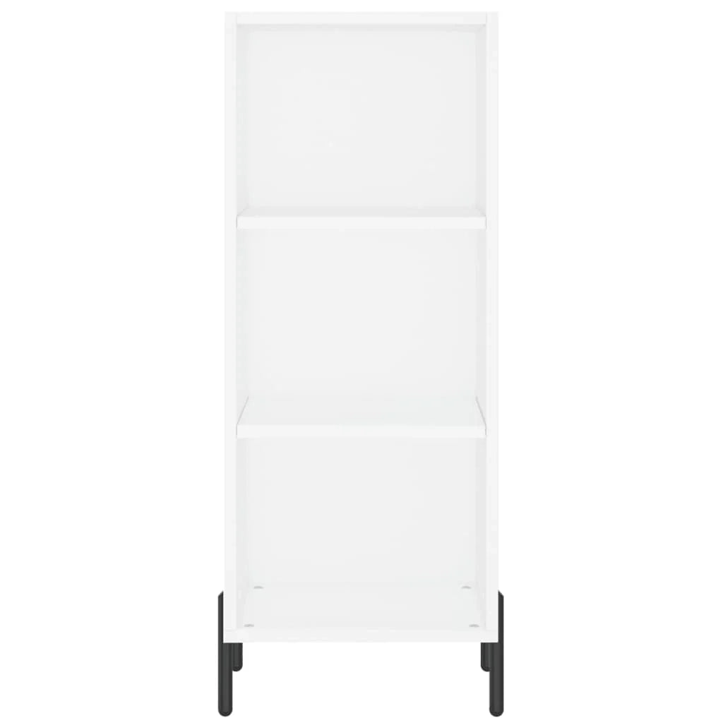 Buffet credenza cassettiera mobiletto mobile contenitore organizer cucina soggiorno salotto alto 34,5 x 34 x 180 cm legno ingegnerizzato bianco 02_0032291