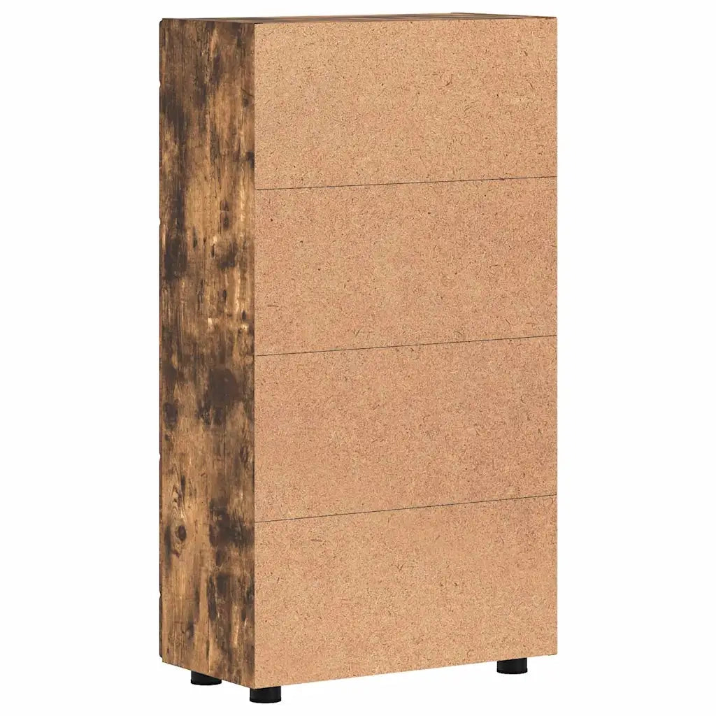 Credenza con lo scaffale FLORIN Rovere fumé 55,5 x 29 x 100 cm 880256