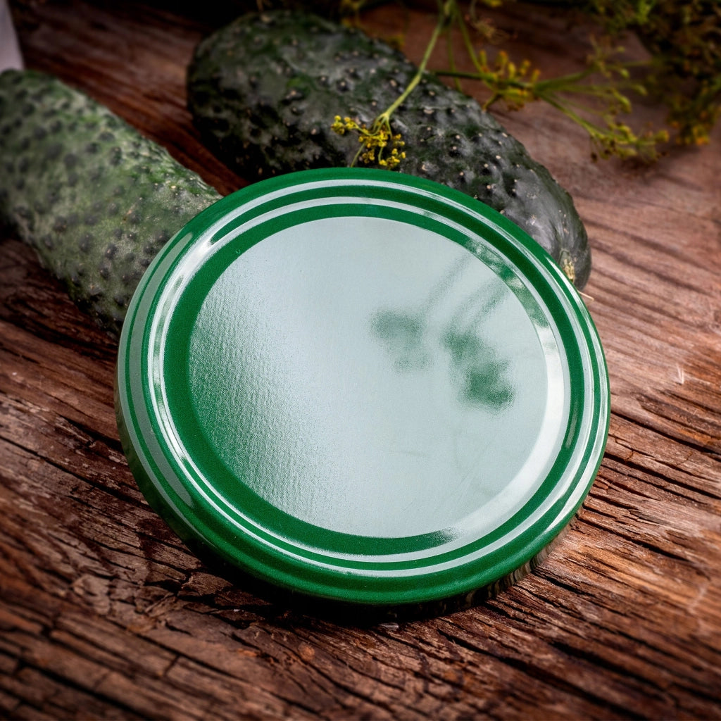 Barattoli per conserve KADAX Denia 250 ml 10 pezzi 82 mm + coperchio verde