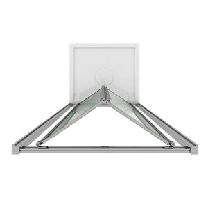 Porta Parete Doccia 80 cm 1 Anta a Libro in Cristallo Opaco 4mm H198 Fosterberg Fyn