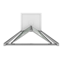 Porta Parete Doccia 100 cm 1 Anta a Libro in Cristallo Opaco 4mm H198 Fosterberg Fyn