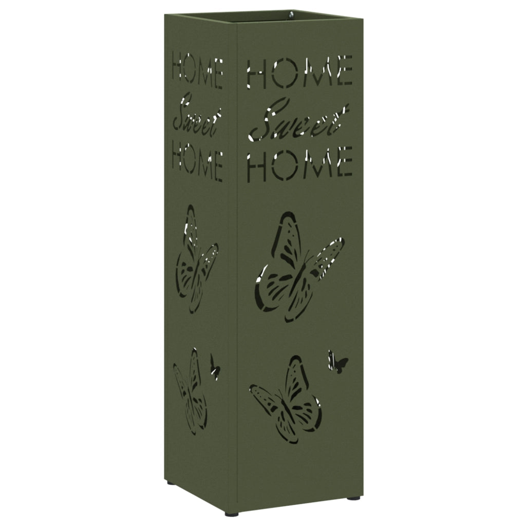 Portaombrelli Verde Oliva Metallo Standard Motivo Portaombrelli