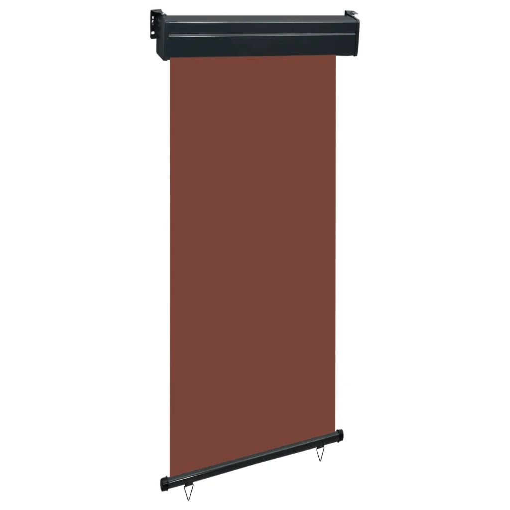 Tenda da sole laterale per balcone 100 x 250 cm marrone 02_0007002