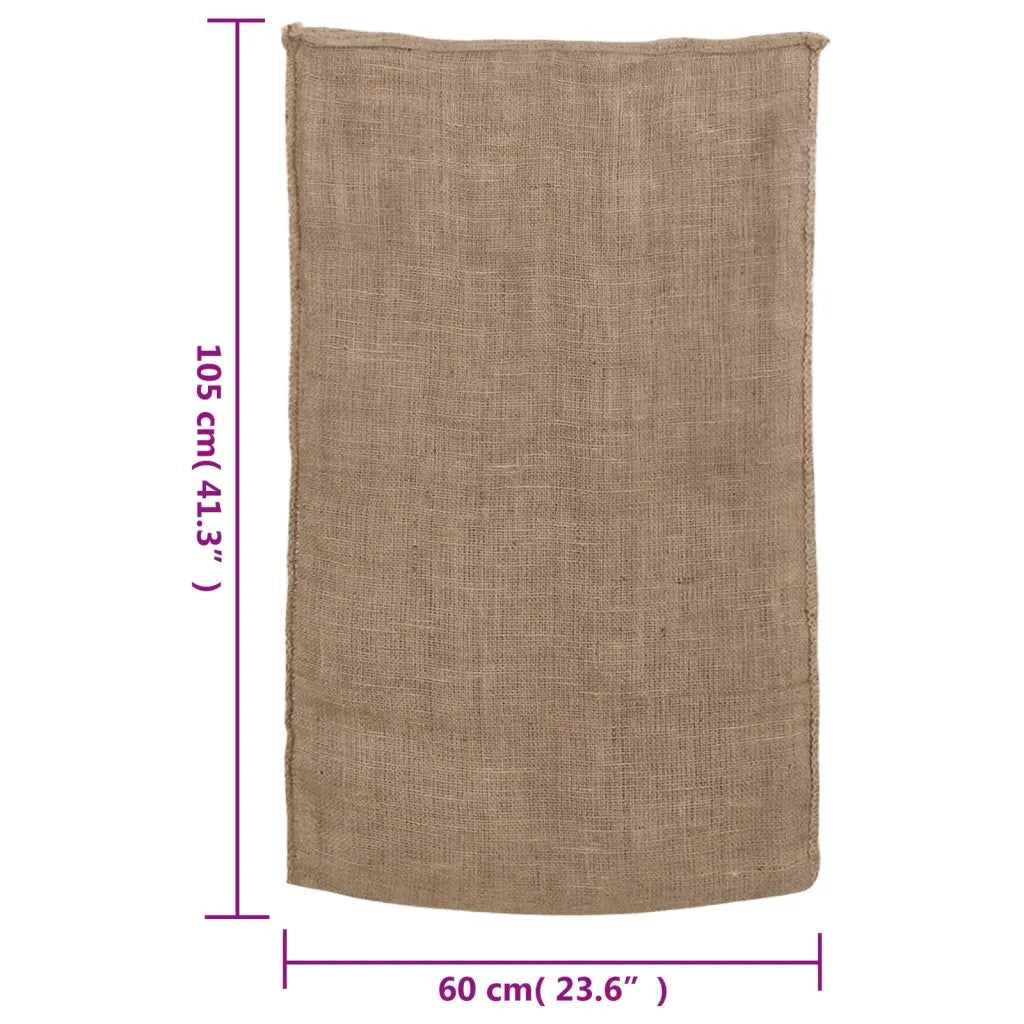Sacchi di Iuta 30pz 60x105 cm 100% Iuta 220 gsm 155805