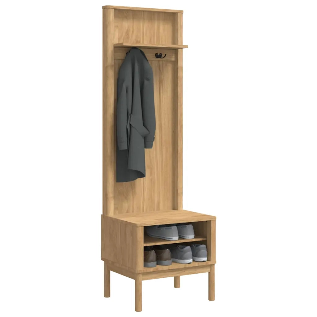 Armadio per corridoio FLORO Marrone cerato 50 x 40 x 158 cm