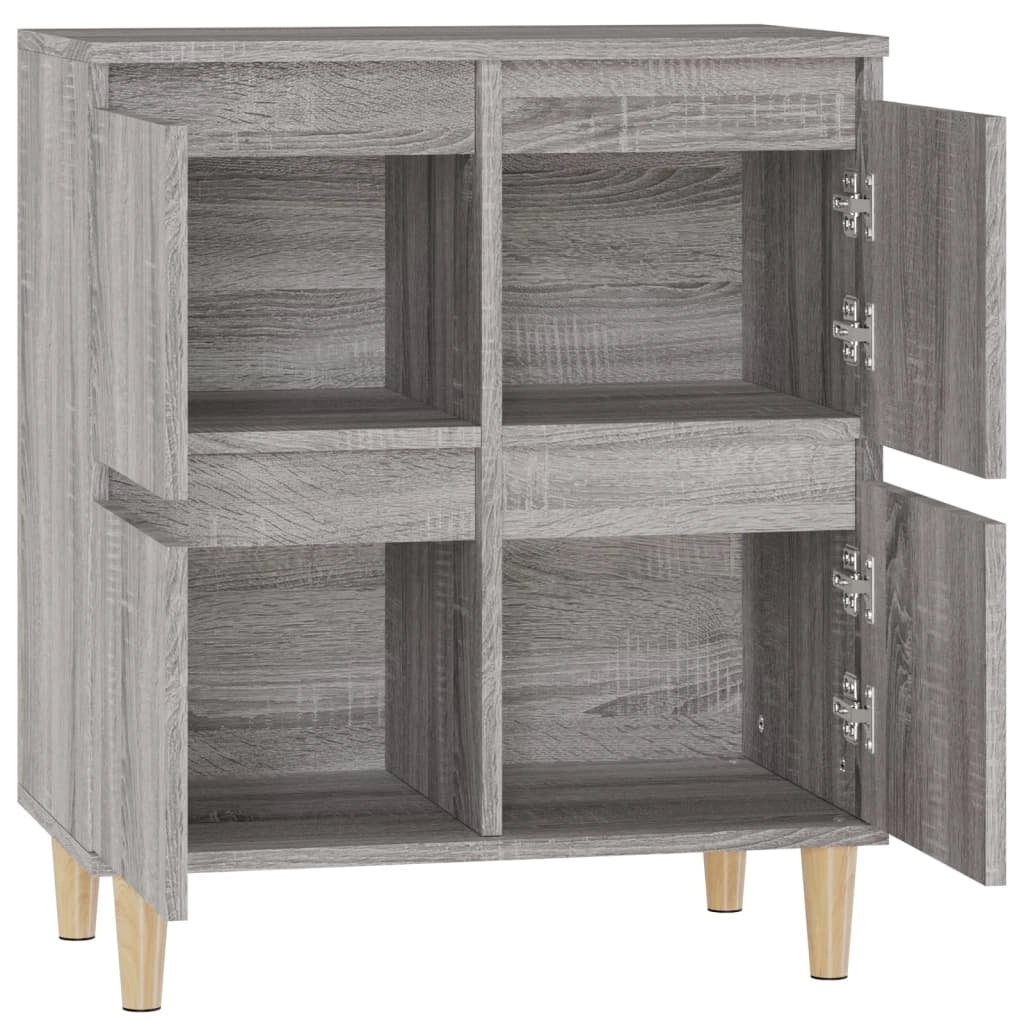 Buffet credenza cassettiera armadio mobile contenitore organizer cucina soggiorno Sonoma 60 x 35 x 70 cm legno ingegnerizzato grigio 02_0036402